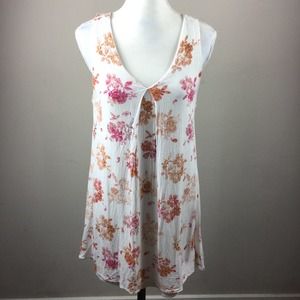 Honey Belle White V Neck Mini Dress